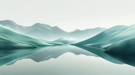 backround with mountains and lake