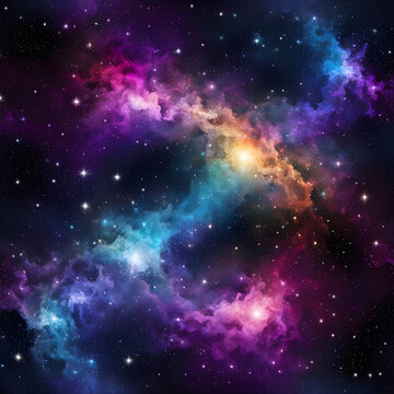 colorful abstract galaxy pattern 