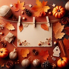 Naklejka na ściany i meble halloween background with pumpkin