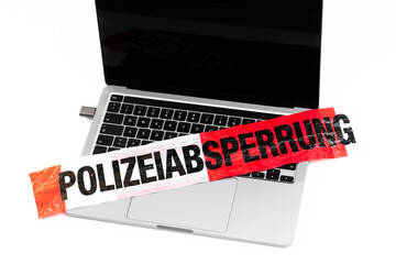 Polizeiabsperrung