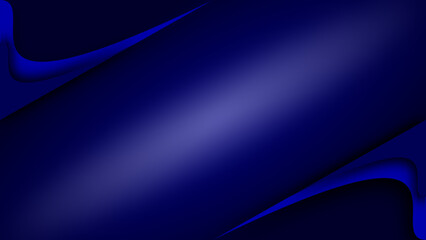 sleek navy blue background, seamlessly blending abstract elements, shadows, and gradients. This artistic banner, void of any human presence, perfectly captures the essence of technology and social 