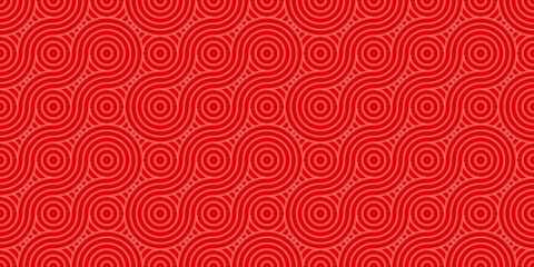 Fototapeta premium Vector seamless pattern. Chevron, Herringbone, Polka dot pattern background. abstract geometric with line monochrome trellis. Modern stylish texture. stripped geometric line element red color.