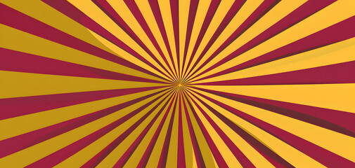 Obraz premium retro sunburst background, Abstract Background in Yellow and Red: Symbolism of the Sun