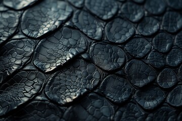 Snake Skin, detailed dark snake skin texture.