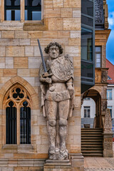 Obraz premium Roland Statue in Halberstadt