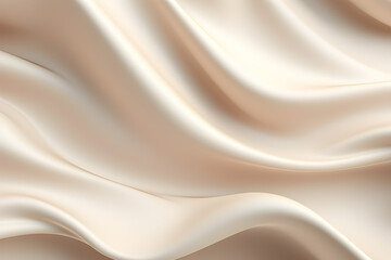 3D illustration  white   stripes in the form of wave waves, futuristic background.  generated by AI. 3D illustration