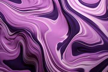 3D illustration  purple  stripes in the form of wave waves, futuristic background.  generated by...