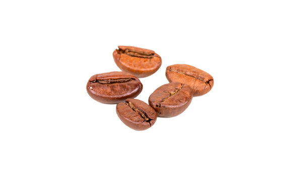 Roasting coffee beans isolate