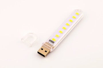 USB flashlight with 8 LEDs