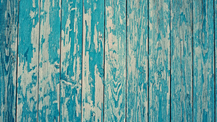 Fototapeta na wymiar Texture of wood blue panel for background