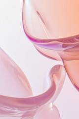 
Minimalist holographic background, smooth forms, shapeless, glass