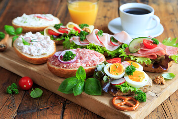 Schneller Frühstücksimbiss 