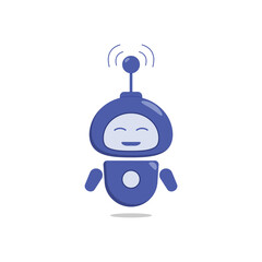 Chat bot. Robot virtual assistance. Support service bot.