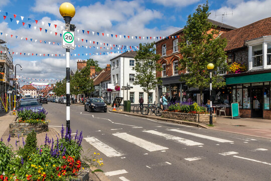 Marlow High Street, Buckinghamshire, England, UK
