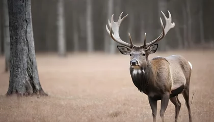 Foto op Canvas deer in the forest © shivraj