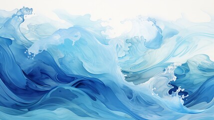 Abstract blue aqua teal water ocean wave texture graphic resource for web banner or background