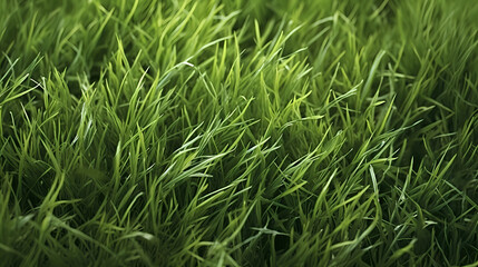 Fototapeta premium Grass texture background, close-up of green grass