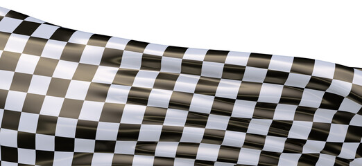 Obraz premium background of checkered flag pattern