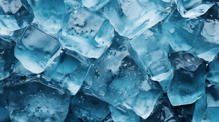 Glistening frozen ice texture background with icy crystal patterns and a cool, wintry feel