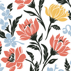 floral seamless pattern, pattern, flower pattern, geometric pattern, diagonal pattern, floral, flower, seamless, design, ornament, vector, decoration, art, wallpaper, leaf, illustration, black, style,