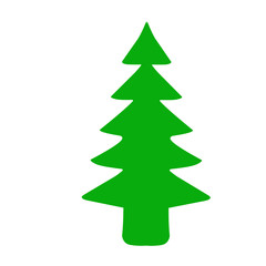 green pine tree illustratiom