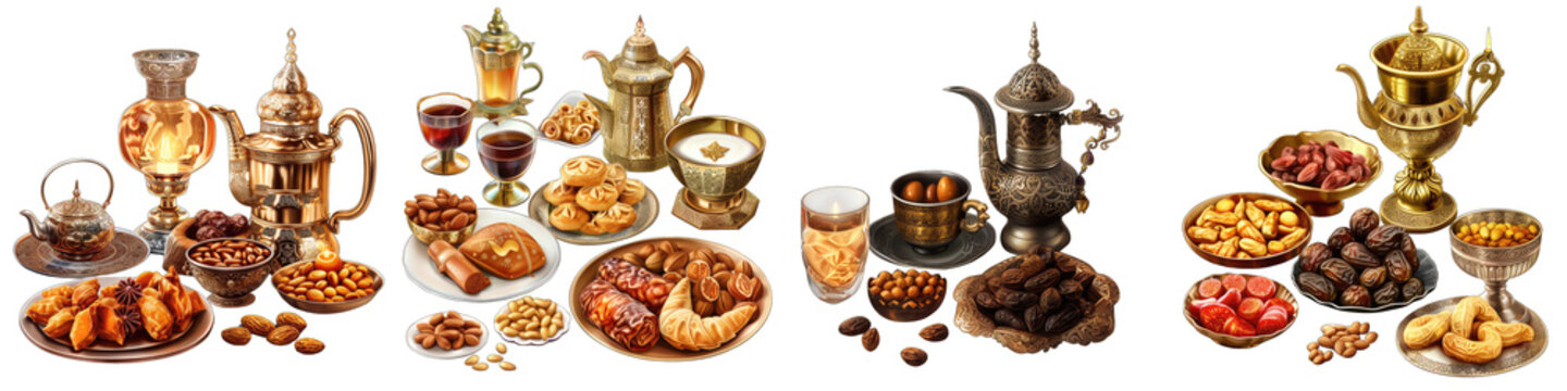 I'tikaaf Ramadan Hyperrealistic Highly Detailed Isolated On Transparent Background Png File