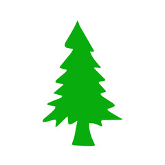 green pine tree illustratiom