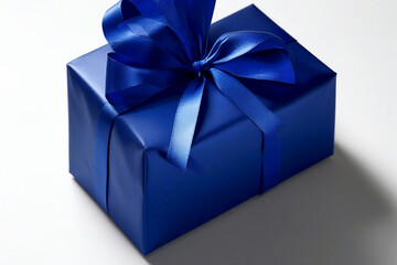 Obraz premium blue gift box