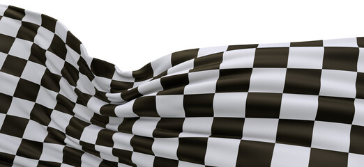 finish flag 3d background muster - PNG