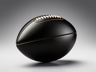 Silhouette of ball for american football or rugby sports equipment