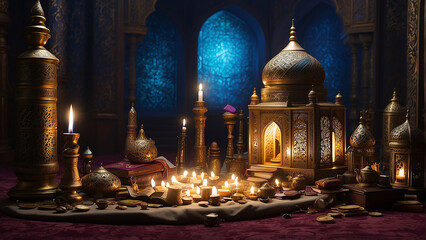 a beautiful mosque ai created