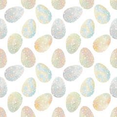 seamless easter eggs pattern