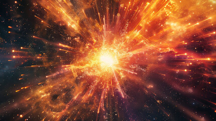 big bang explosion, cosmic event