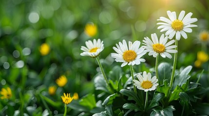 field of daisies