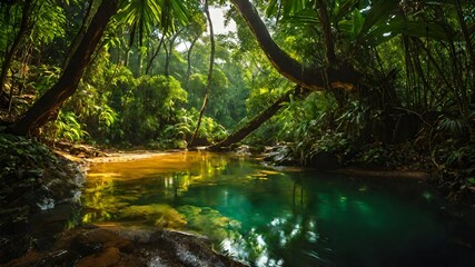 waterfall background very cool 