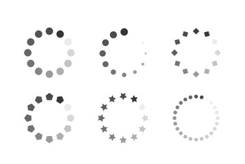 Circular Vector Icon Symbolizes Indication, Progress, Loading, Or Downloading In Digital Interfaces For Web Design