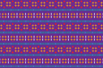 illustration pattern of the crass color on violet background.