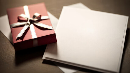 Greeting card with space for text in the center 