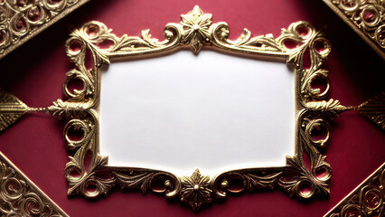 Greeting card with space for text in the center 