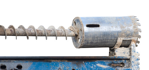 the pile driving machine