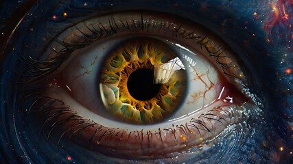 eye of the reptile person