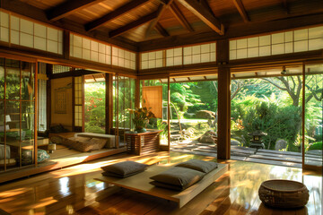 interior of a japanese house
