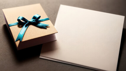 Greeting card with space for text in the center 