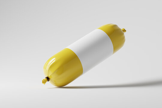 Sausage, Salami or Bologna Packaging Mockups
Large sausage roll packaging mockup templates