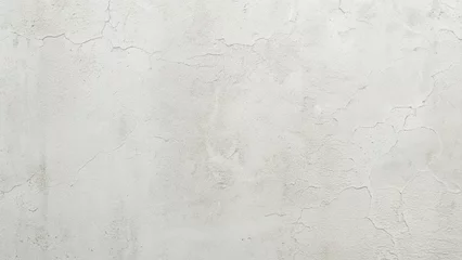 Fotobehang concrete wall texture. white pattern background. content created using generative artificial intelligence tools. © Thanawat