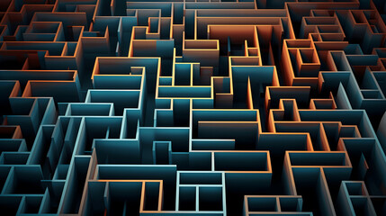 Abstract design background featuring maze pattern
