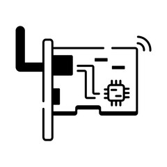 Data Networking Linear Icon