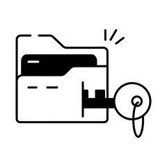 Data Networking Linear Icon