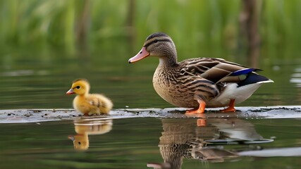 Duck family