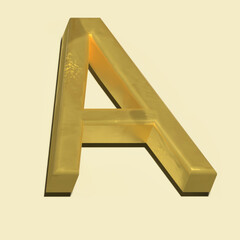 3d golden letters © Ravshan